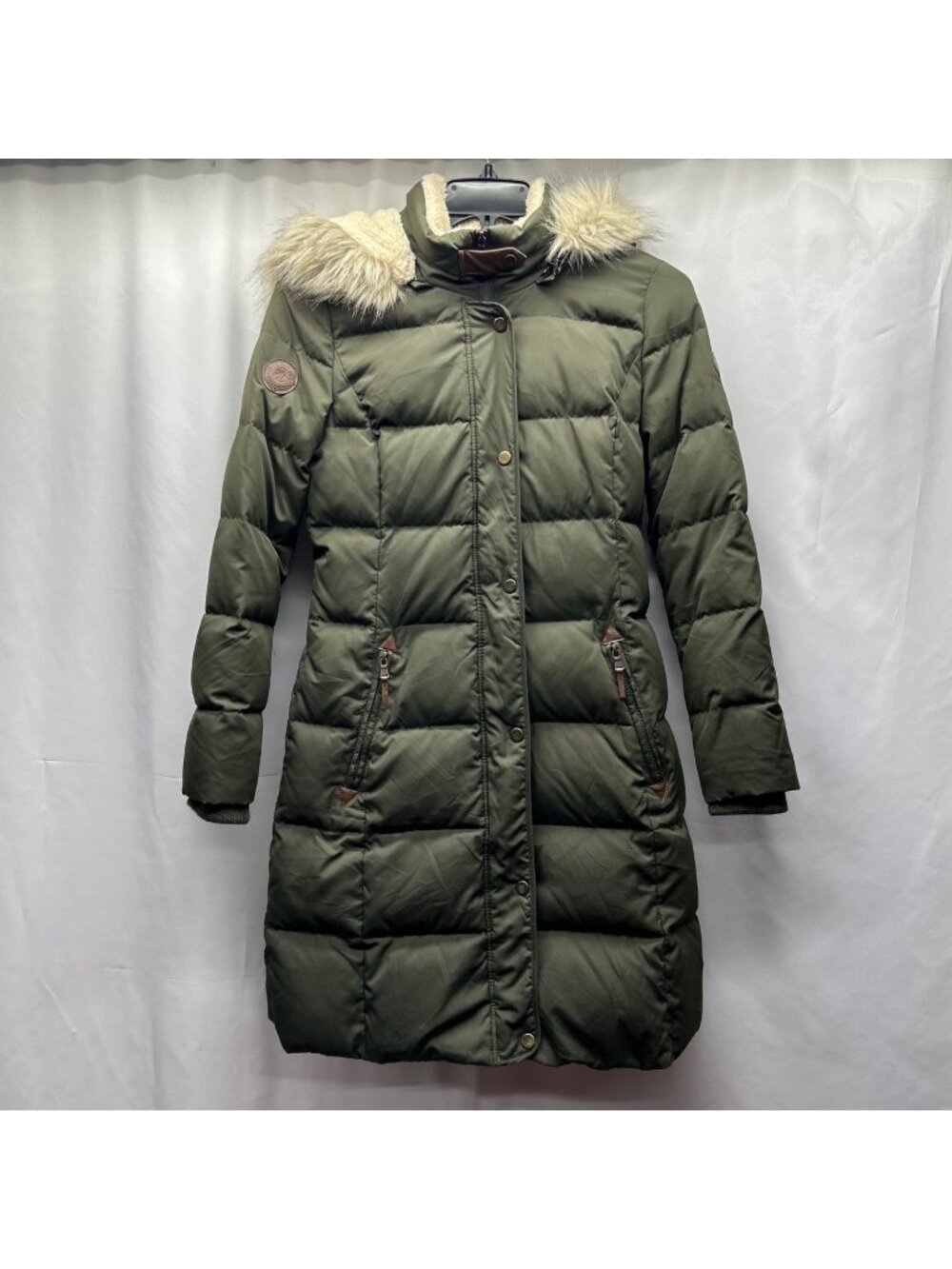 Lauren Ralph Lauren Women's Quilted Litchfield Hooded Down Parka XS